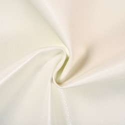 Ткань Дерматин (Кожзам) для мебели, цвет Белый (на отрез)  в Коврове