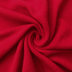 Флис Односторонний 130 гр/м2, цвет Красный (на отрез)  в Коврове