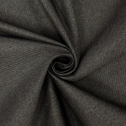 Ткань Рогожка (мебельная), цвет Тёмно-Серый (на отрез)  в Коврове