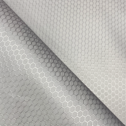 Ткань Оксфорд 300D PU Рип-Стоп СОТЫ, цвет Светло-Серый (на отрез)  в Коврове