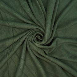 Ткань Флис Односторонний 130 гр/м2, цвет Темный хаки (на отрез)  в Коврове
