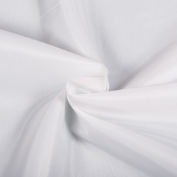 Ткань подкладочная Таффета 190Т, цвет Белый (на отрез)  в Коврове