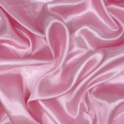 Ткань Атлас-сатин, цвет Розовый (на отрез)  в Коврове