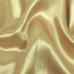 Ткань Атлас-сатин ЛЮКС, цвет Золотой (на отрез)  в Коврове