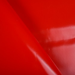 Ткань ПВХ 450 гр/м2, Красный (на отрез)  в Коврове
